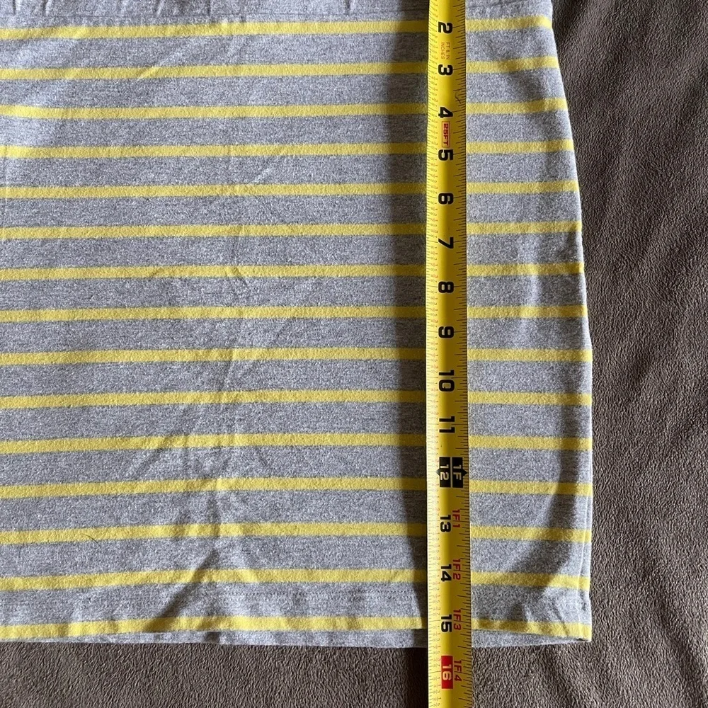 4 for 16$ Forever 21 Gray and Yellow Striped Mini Skirt
